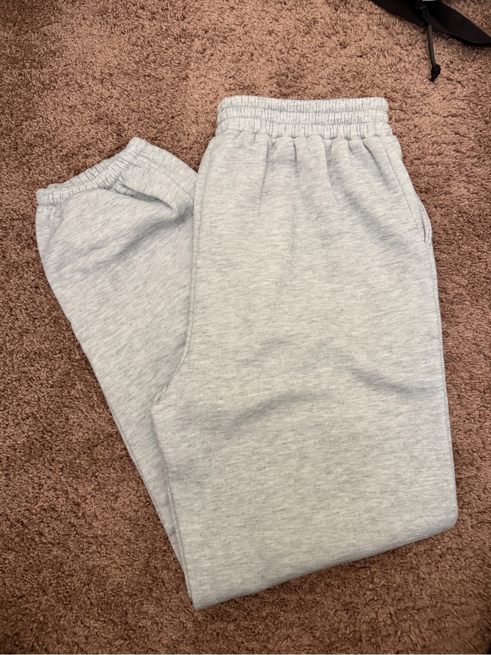 Gray Fleece Sweatpants - SHEIN
